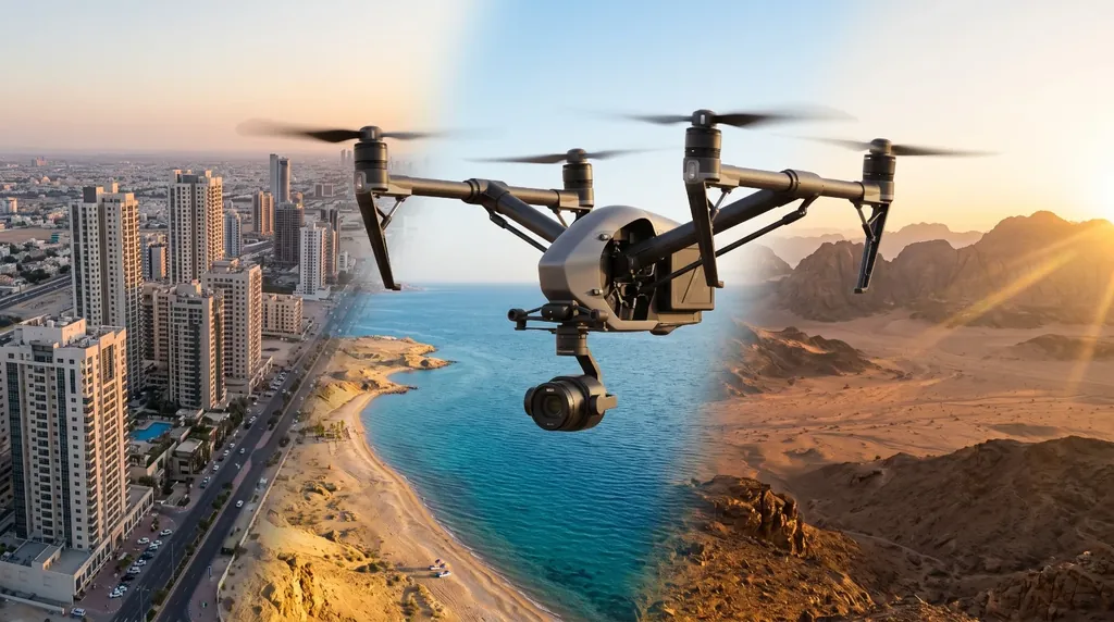 Aerial filming and video editing